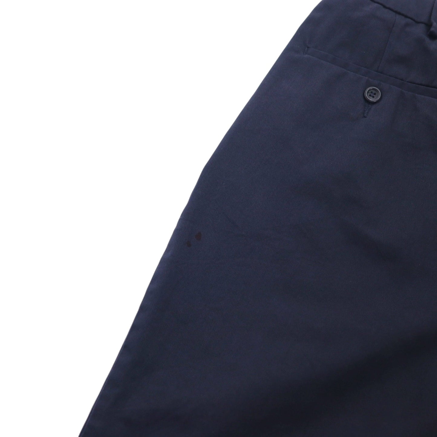 DOCKERS ( Levi's ) タック ワイド チノパンツ 36 ネイビー コットン PLEATED RELAXED FIT
