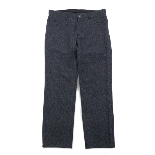 JOSEPH HOMME バーズアイ 5ポケット スラックスパンツ M グレー ウール