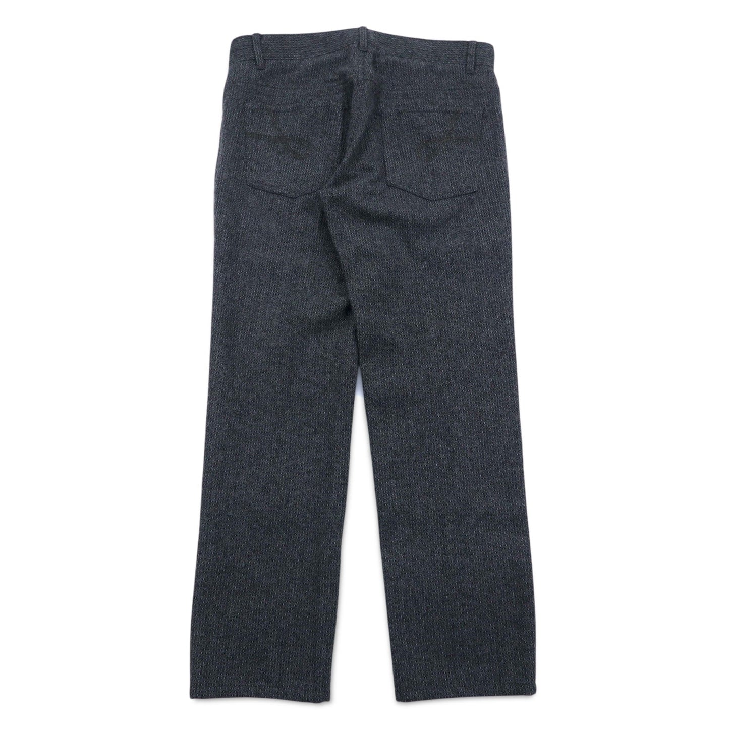 JOSEPH HOMME バーズアイ 5ポケット スラックスパンツ M グレー ウール