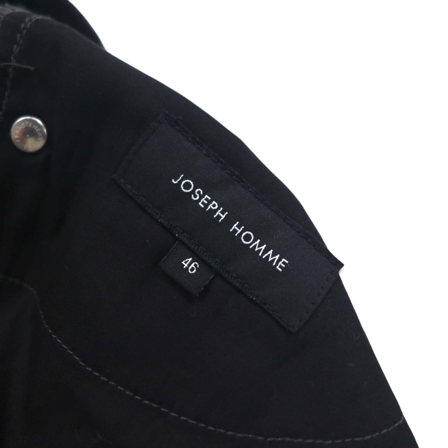 JOSEPH HOMME バーズアイ 5ポケット スラックスパンツ M グレー ウール