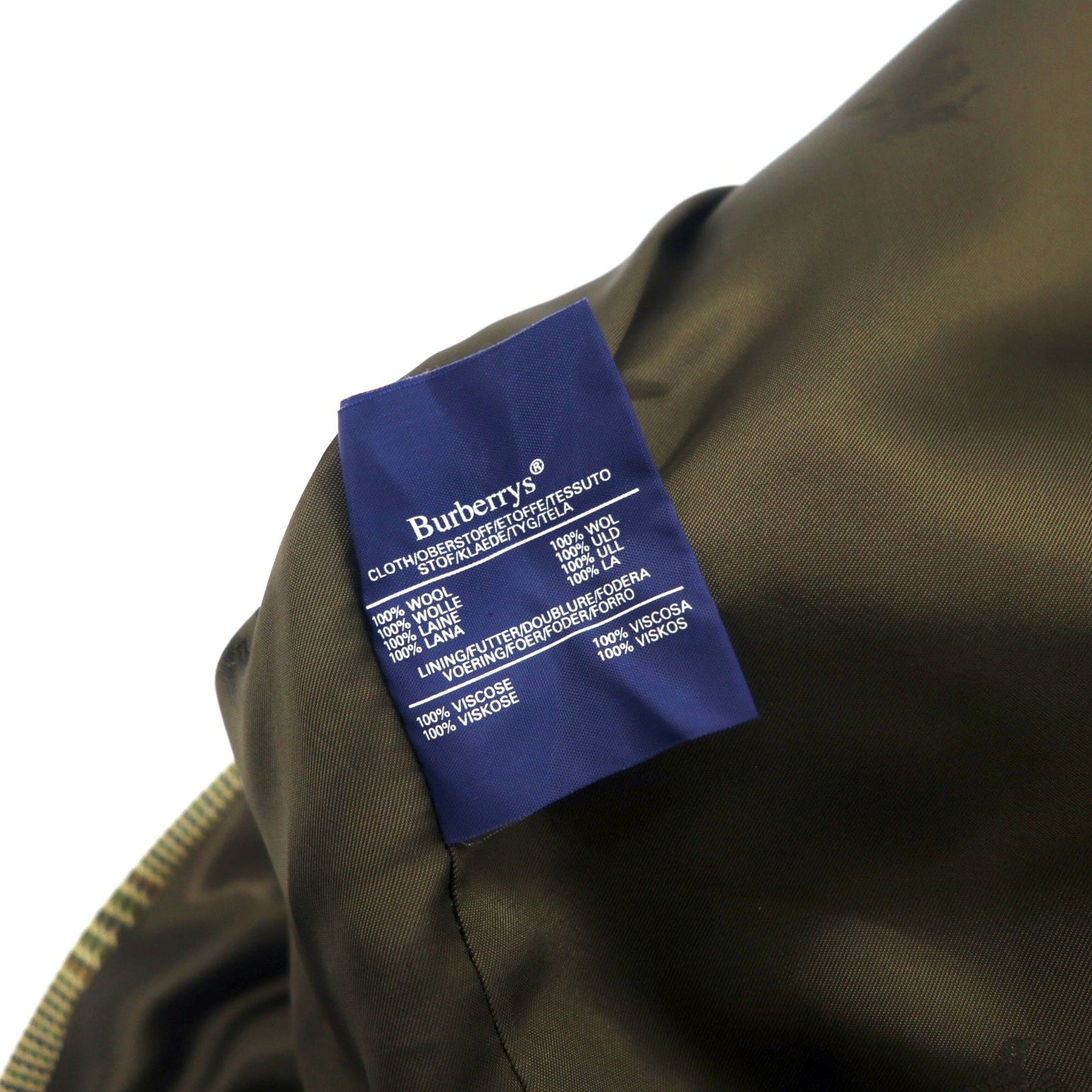 Burberrys イングランド製 ガンクラブグレンチェック 2B テーラードジャケット L ベージュ ウール