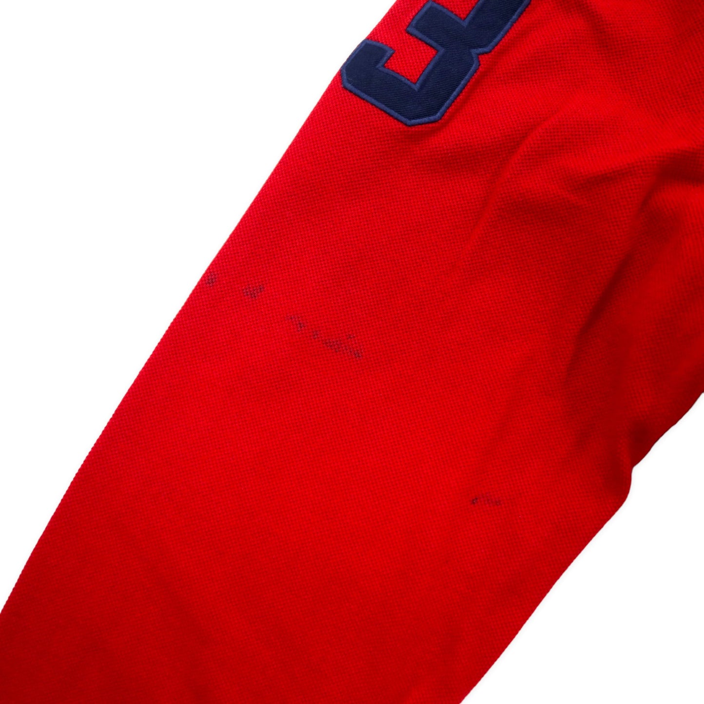 Polo by Ralph Lauren リバースウィーブ仕様 ビッグポニー トラックジャケット ジャージ LL レッド コットン UNITED STATE 星条旗 ナンバリング