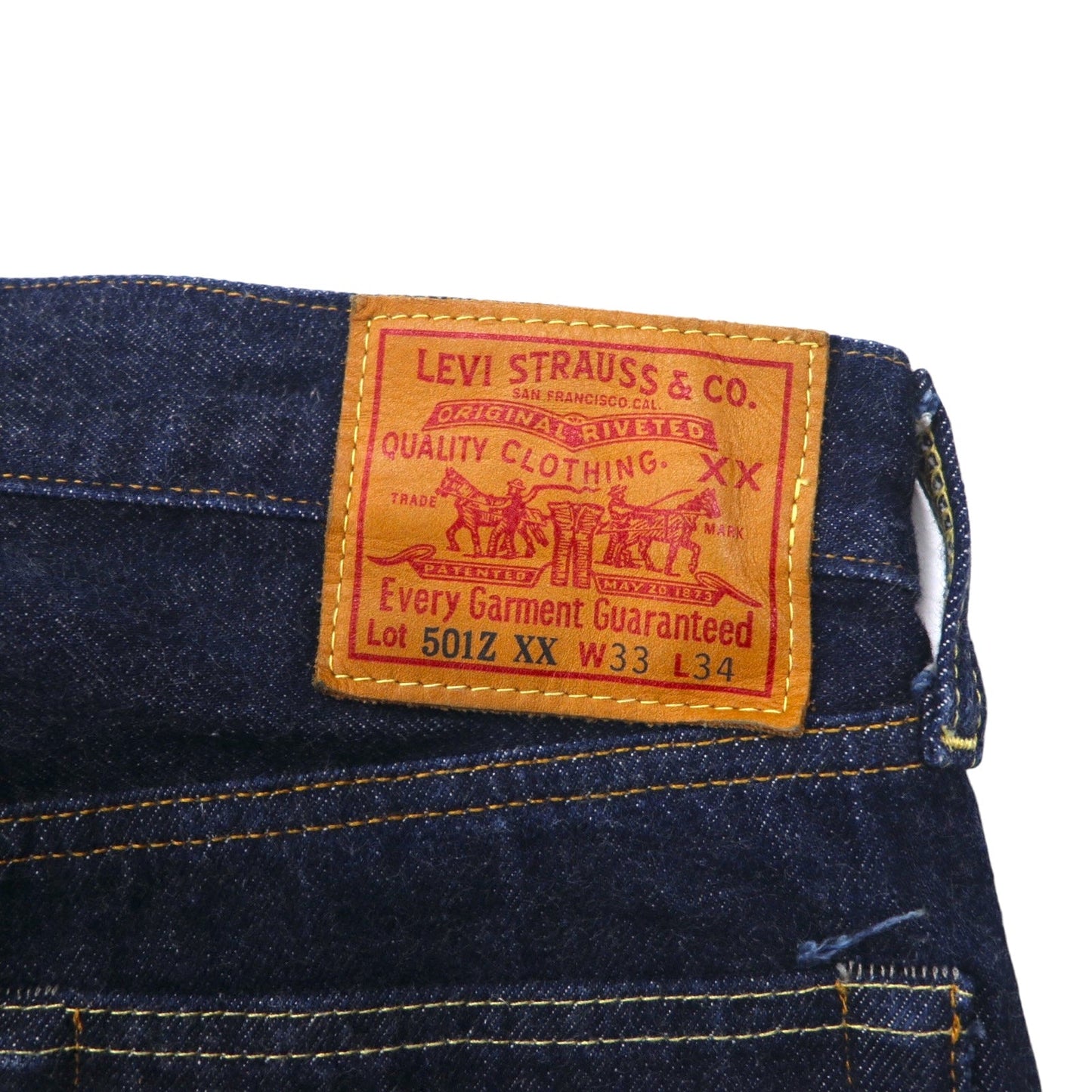 LEVI'S VINTAGE CLOTHING ( LVC ) 501ZXX 1954年モデル リジッド デニムパンツ M インディゴ ブルー ビッグE セルビッヂ 赤耳 42TALONジップ 50154-0090 トルコ製