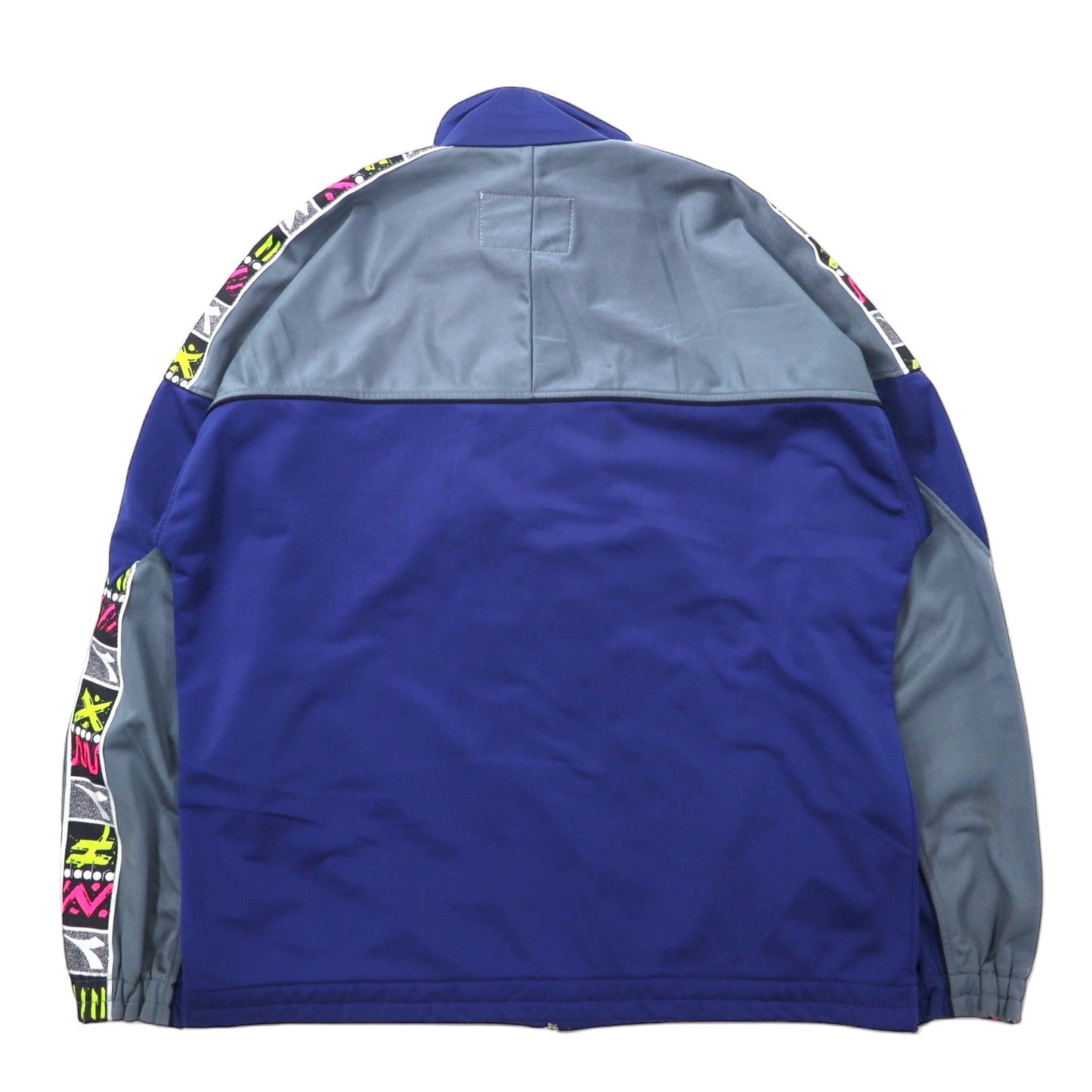 diadora 90年代 トラックジャケット ジャージ L ネイビー ポリエステル テープロゴ