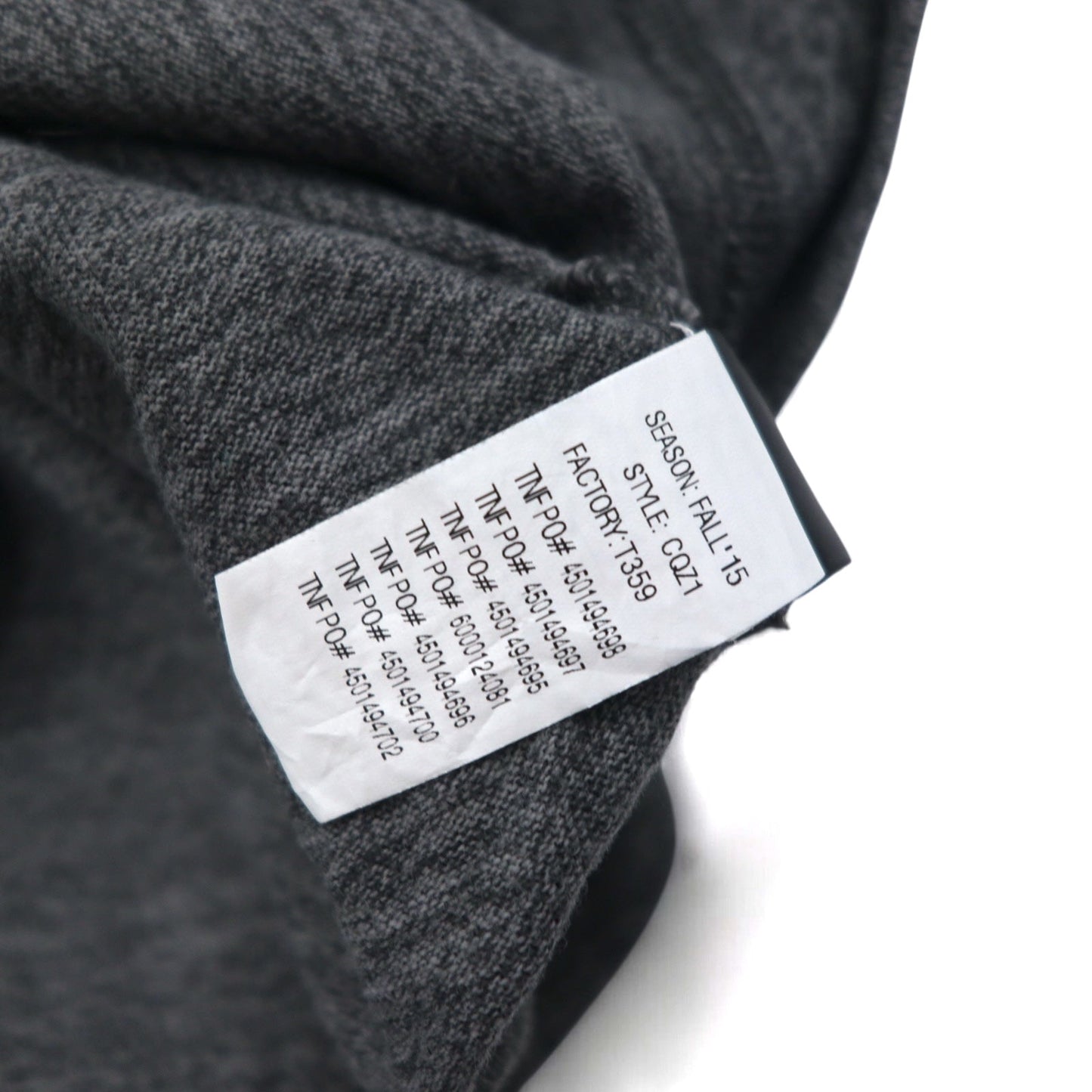 THE NORTH FACE クルーネック スウェット L グレー コットン 前V US規格 Copperwood Crew CQZ1