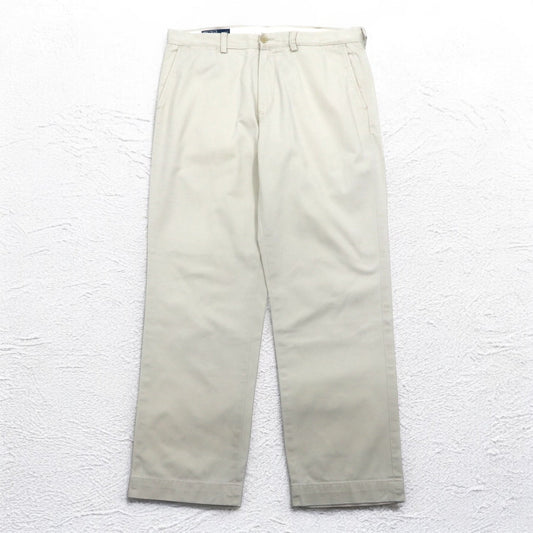 Polo by Ralph Lauren 90年代 ポロチノ Polo Chino ワイド チノパンツ L ベージュ PRESTON PANT