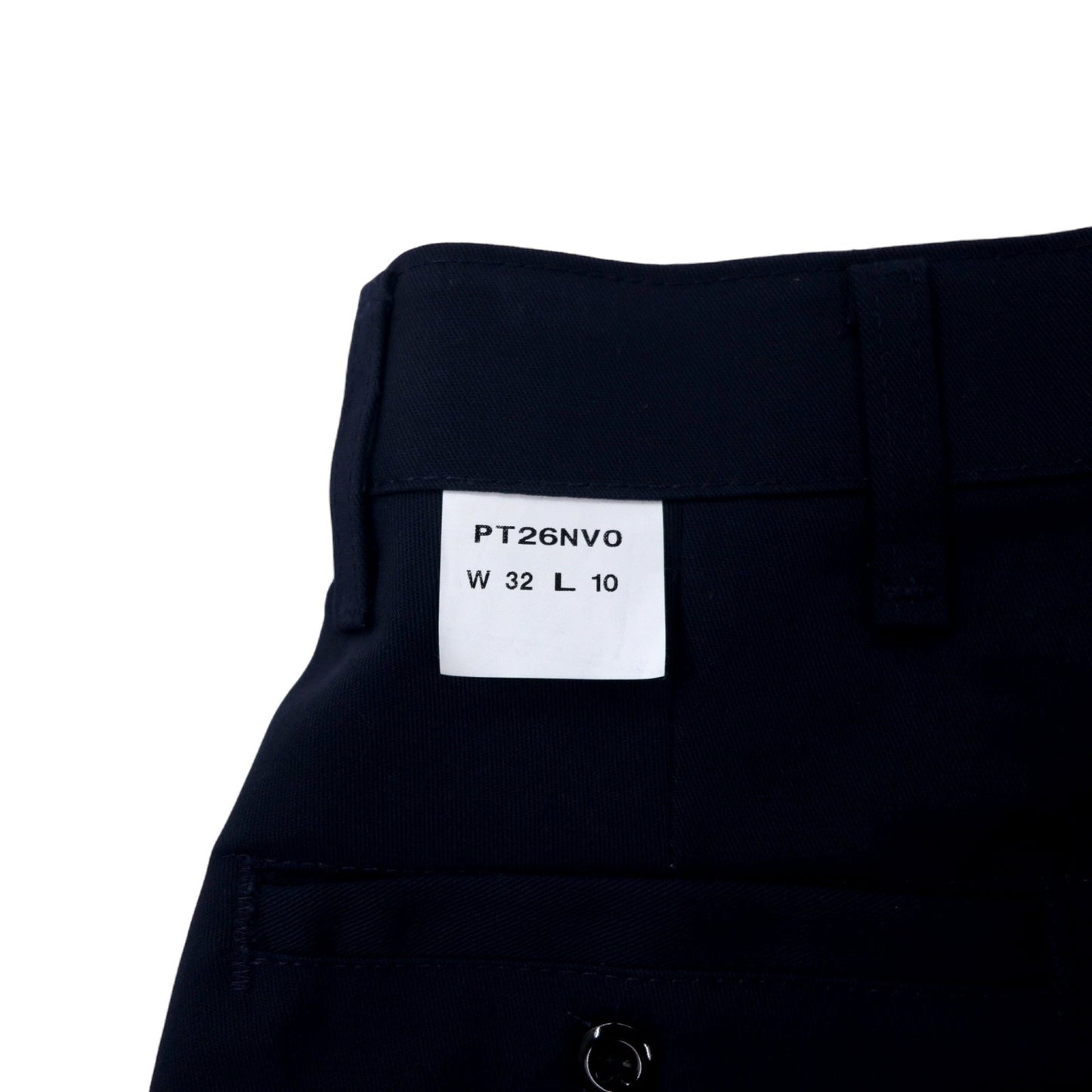 RED KAP ツイル ワークショーツ ハーフ チノパンツ 32 ネイビー ポリエステル コットン PLAIN FRONT SHORT PANTS PT26NV メキシコ製