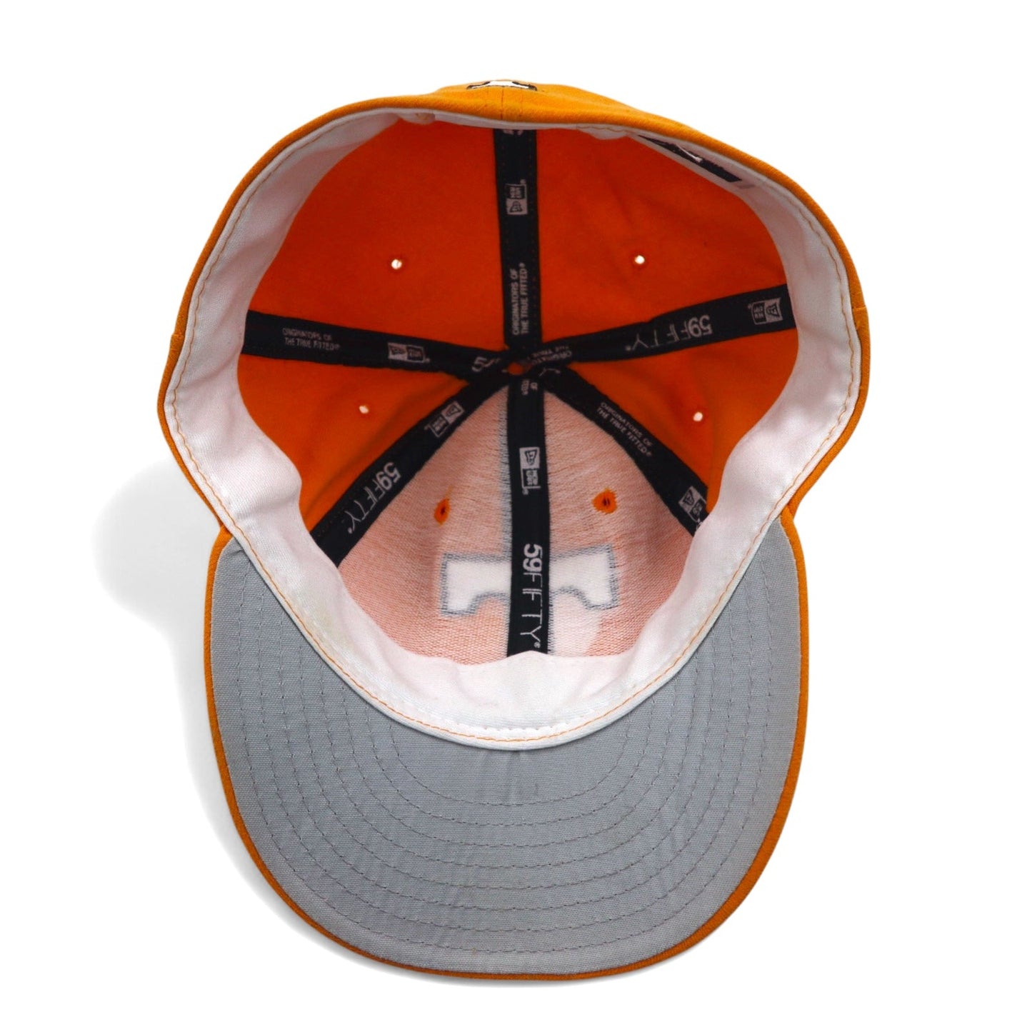 NEW ERA USA製 ベースボールキャップ 61.5cm オレンジ ポリエステル MLB テキサス・レンジャーズ Texas Rangers