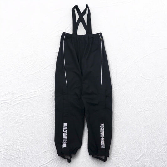 HARLEY DAVIDSON ゴアテックス GORE-TEX ビブ オーバーオール サスペンダー パンツ レインスーツ M ブラック 防水