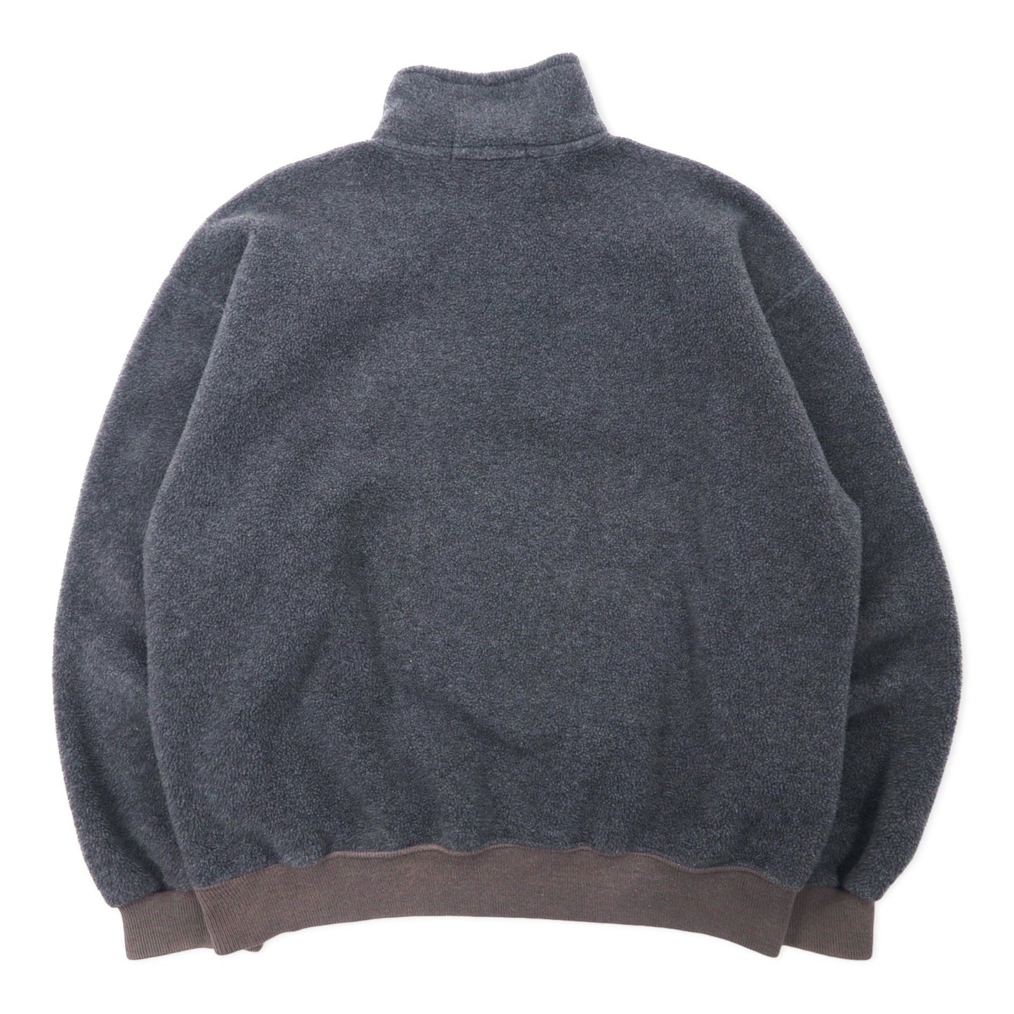 Polo by Ralph Lauren カナダ製 ハーフジップ フリースジャケット L グレー ポリエステル