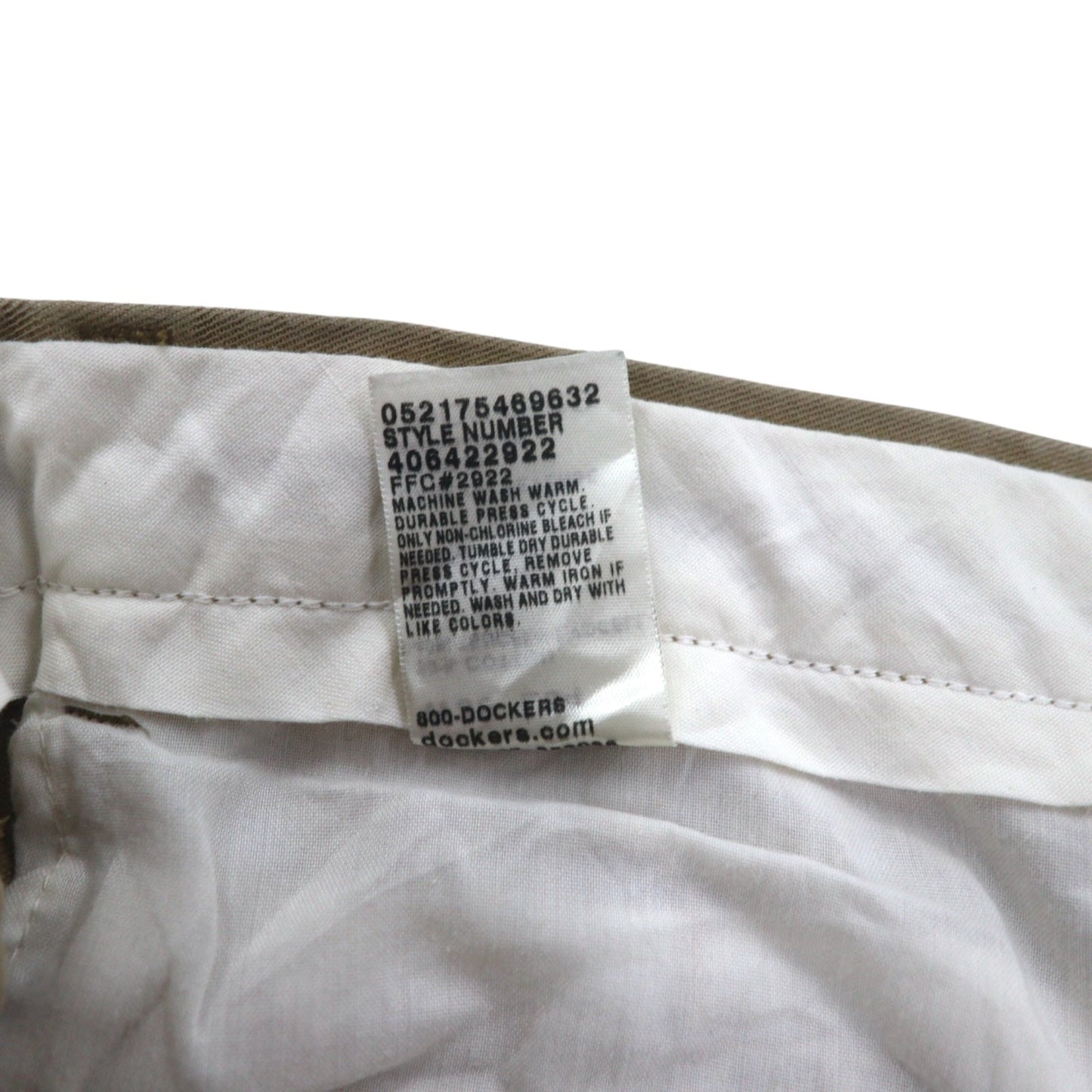 DOCKERS ( Levi's ) 00年代 ワイド チノパンツ L ベージュ コットン