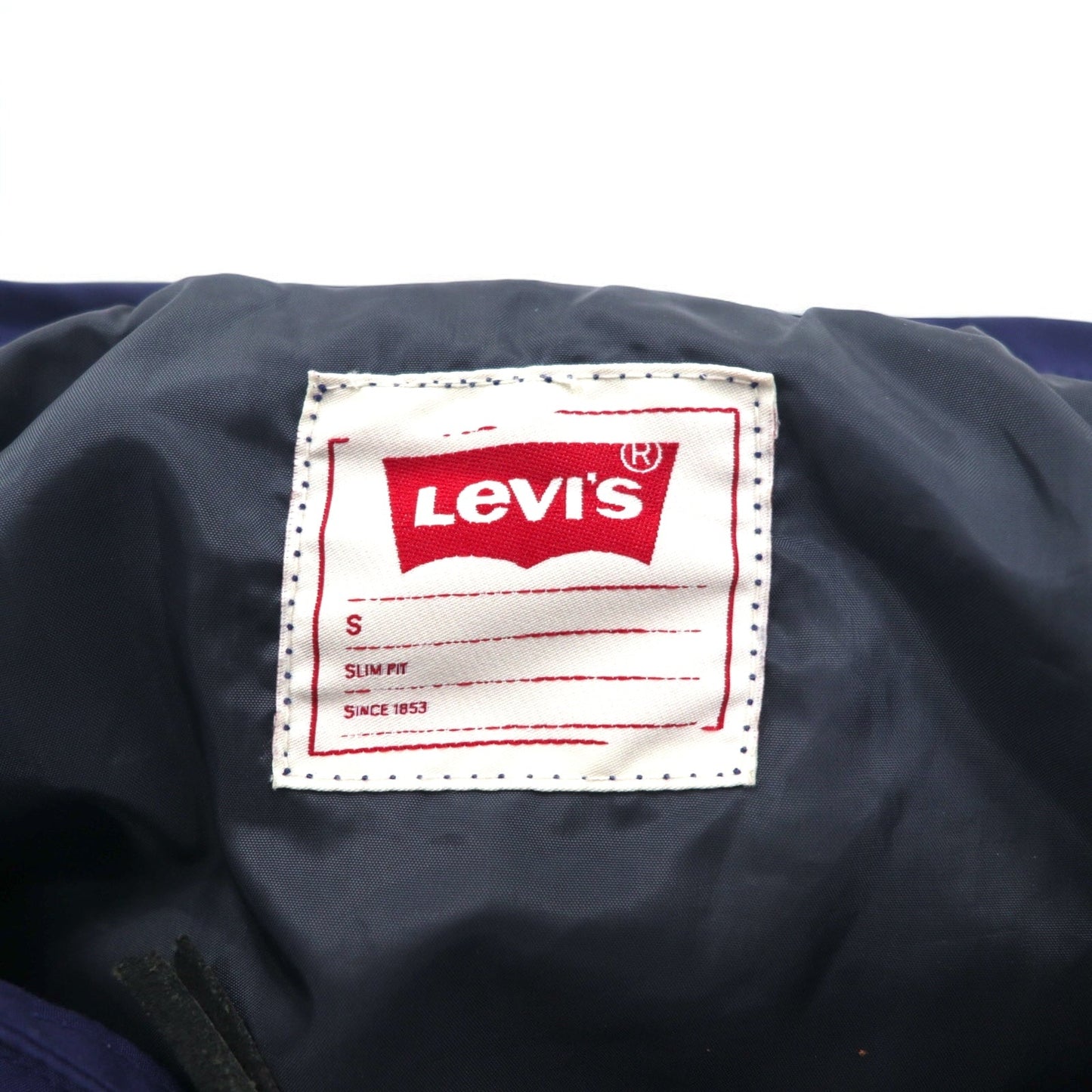 Levi's スリムフィット マウンテンパーカージャケット S ネイビー ポリエステル コットン 71639