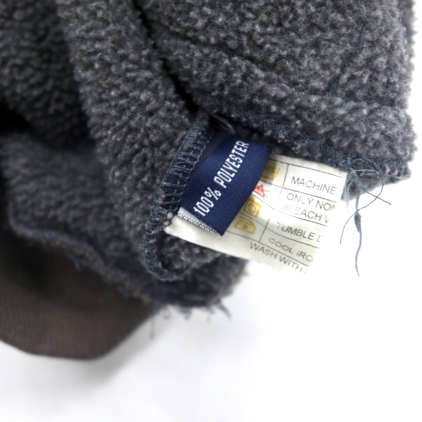 Polo by Ralph Lauren カナダ製 ハーフジップ フリースジャケット L グレー ポリエステル