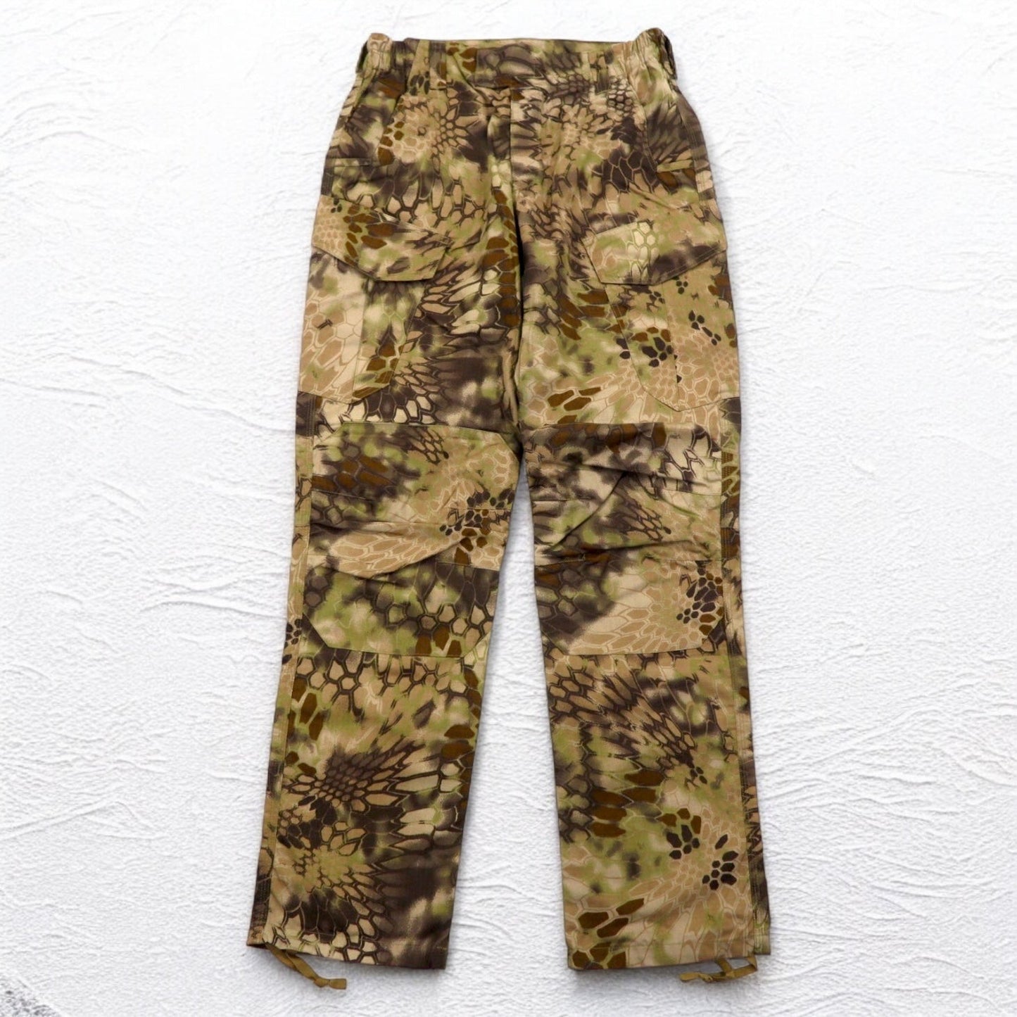 US ARMY 米軍 ステルス オペレーターパンツ カーゴパンツ HCPデザート M カーキ 3D迷彩 リップストップ ダブルニー デッドストック 未使用品