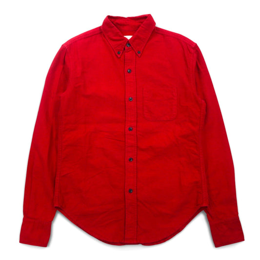 BAND OF OUTSIDERS USA製 ボタンダウン シャツ S レッド コットン