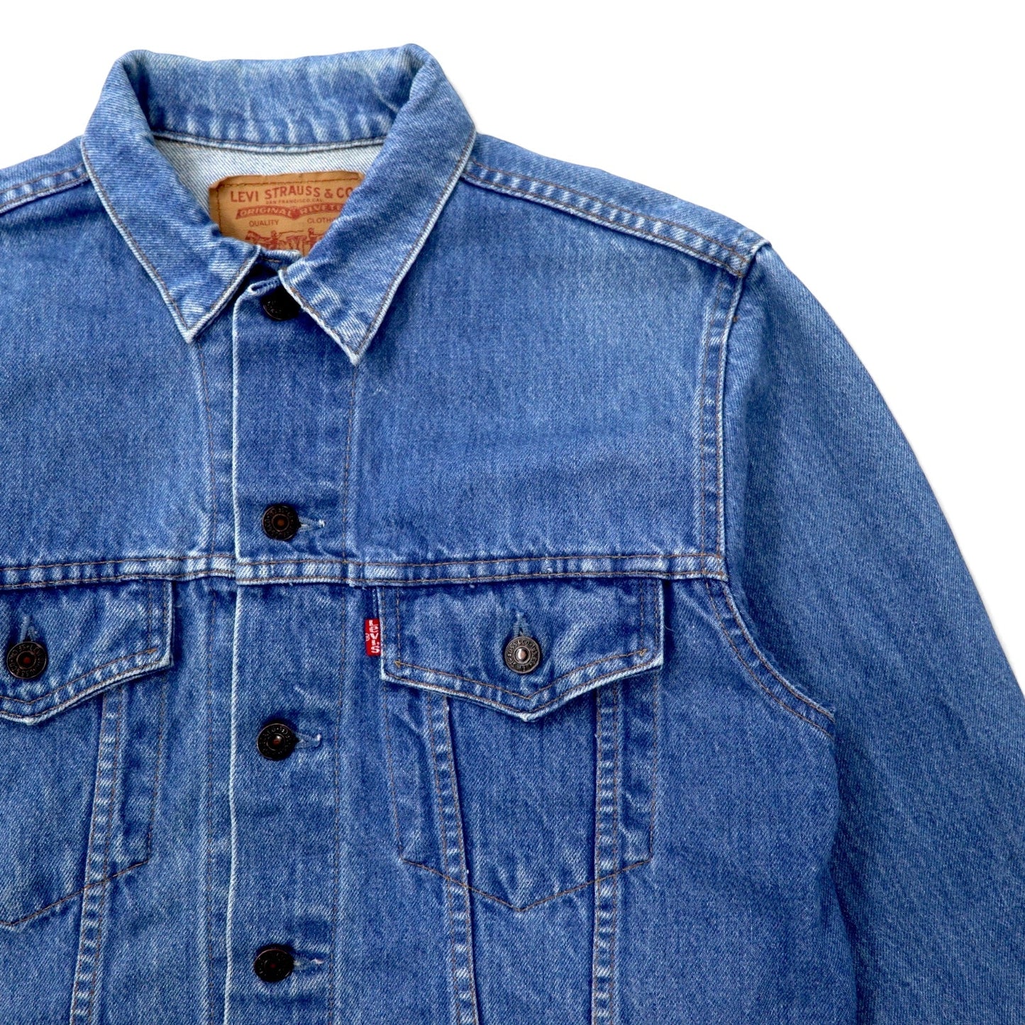 Levi's カナダ製 90年代 デニムジャケット Gジャン 40 ブルー コットン 75505-0211