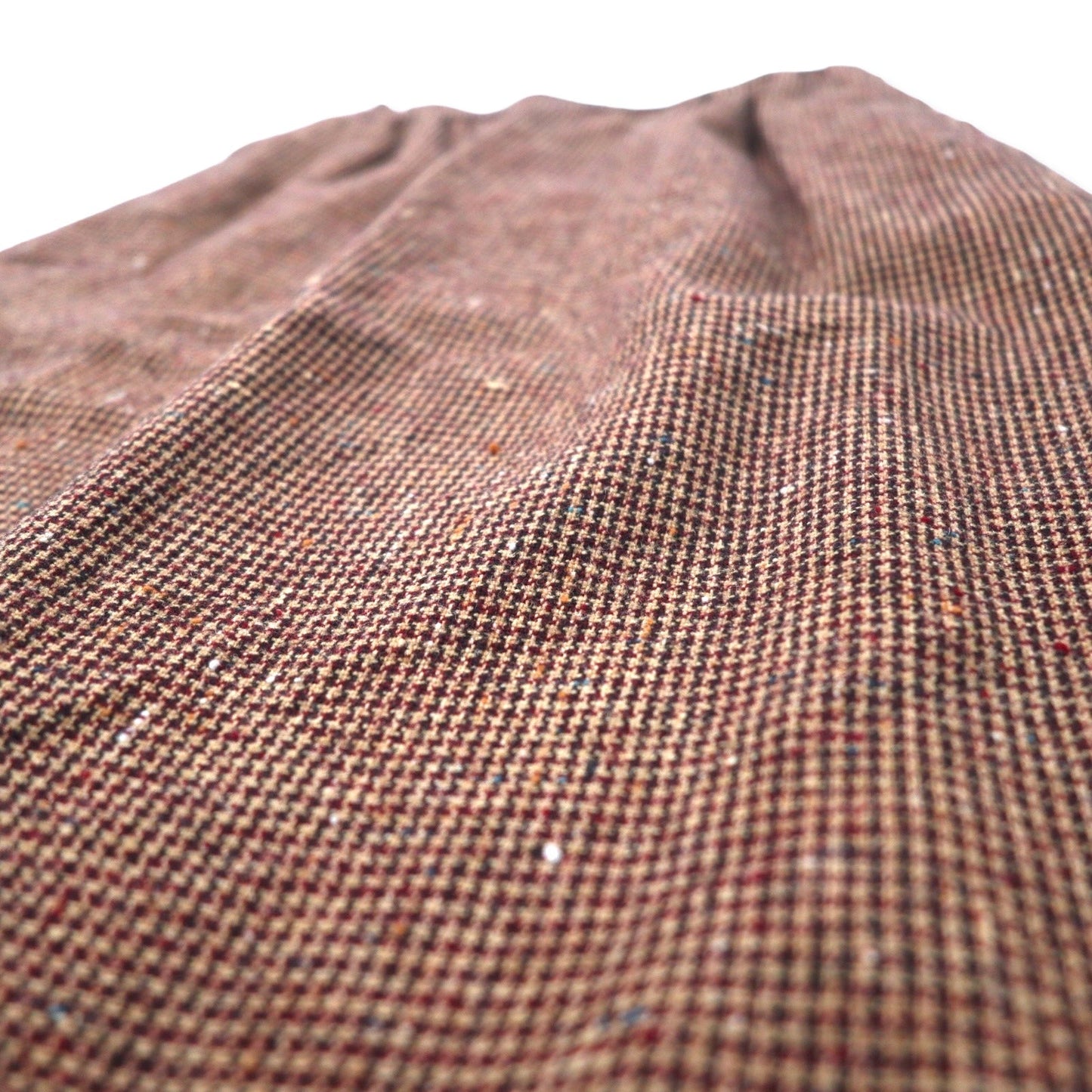 PENDLETON USA製 70年代 タック スカート 4 ブラウン ガンクラブチェック ウール