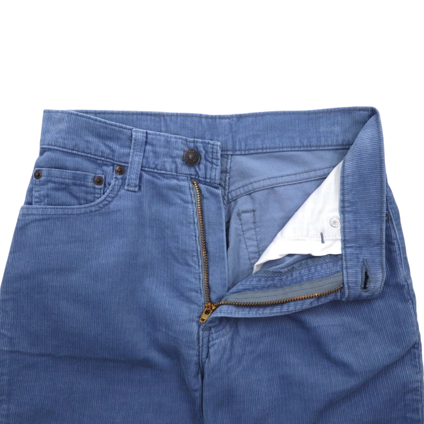 Levi's 00年代 ブーツカット コーデュロイパンツ M ブルー コットン W517 日本製