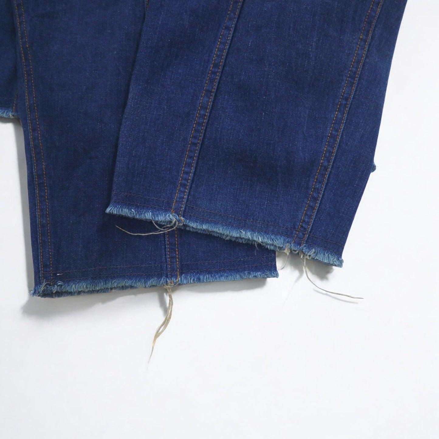 Sasquatchfabrix. デニム ビッグシャツ ジャケット L インディゴ ブルー カットオフ Denim Big Shirt - 3rd TYPE 16AW-SY9-007 日本製