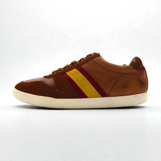 Polo by Ralph Lauren カミロ CAMILO Ⅱ トレーナーシューズ スニーカー 27cm ブラウン レザー 14557