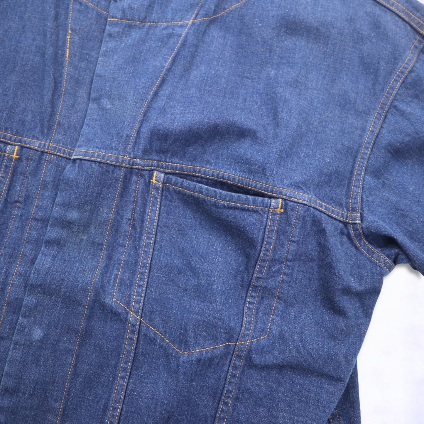 Sasquatchfabrix. デニム ビッグシャツ ジャケット L インディゴ ブルー カットオフ Denim Big Shirt - 3rd TYPE 16AW-SY9-007 日本製