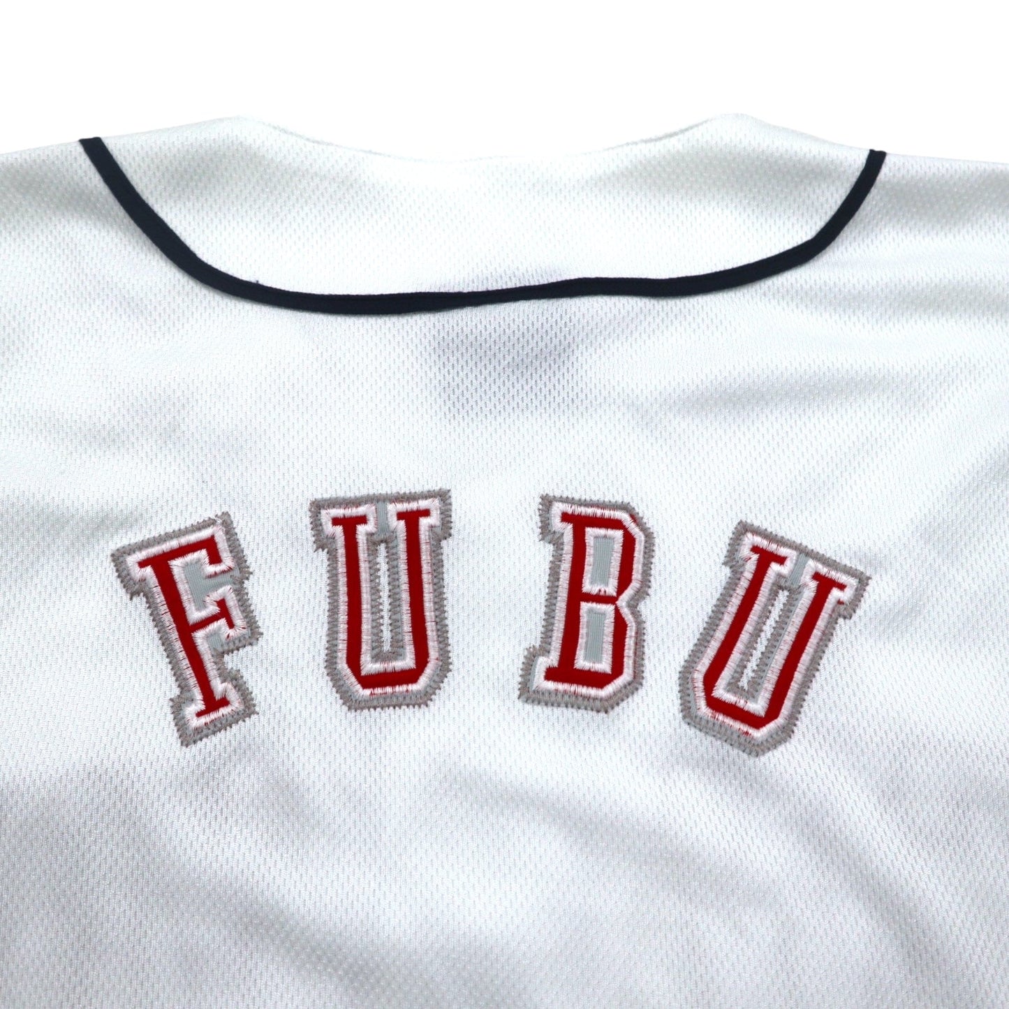 FUBU 90年代 ベースボールシャツ L ホワイト ワッペン NEW YORK
