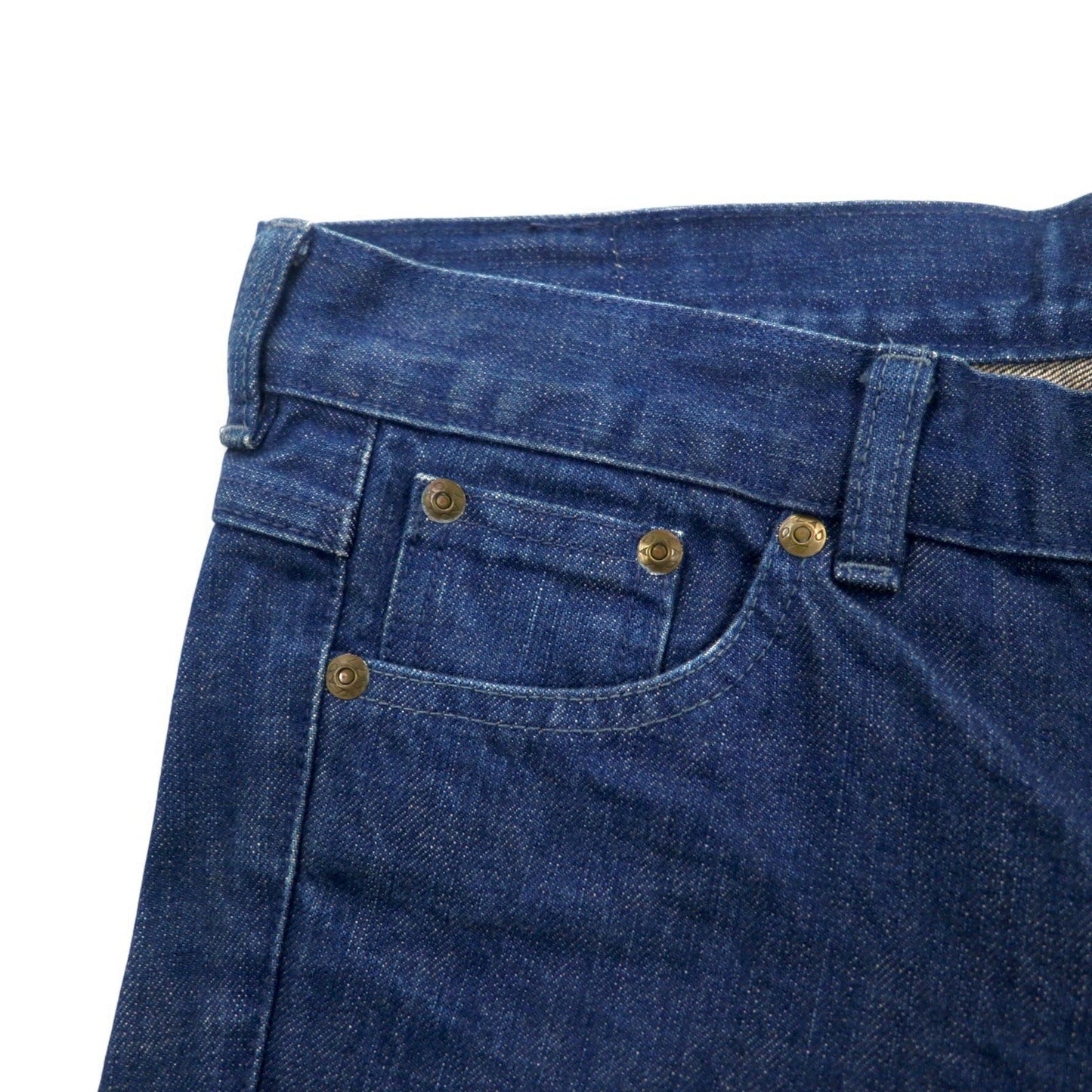 LAD MUSICIAN 5ポケット デニムパンツ L インディゴ ブルー ジッパーフライ 日本製