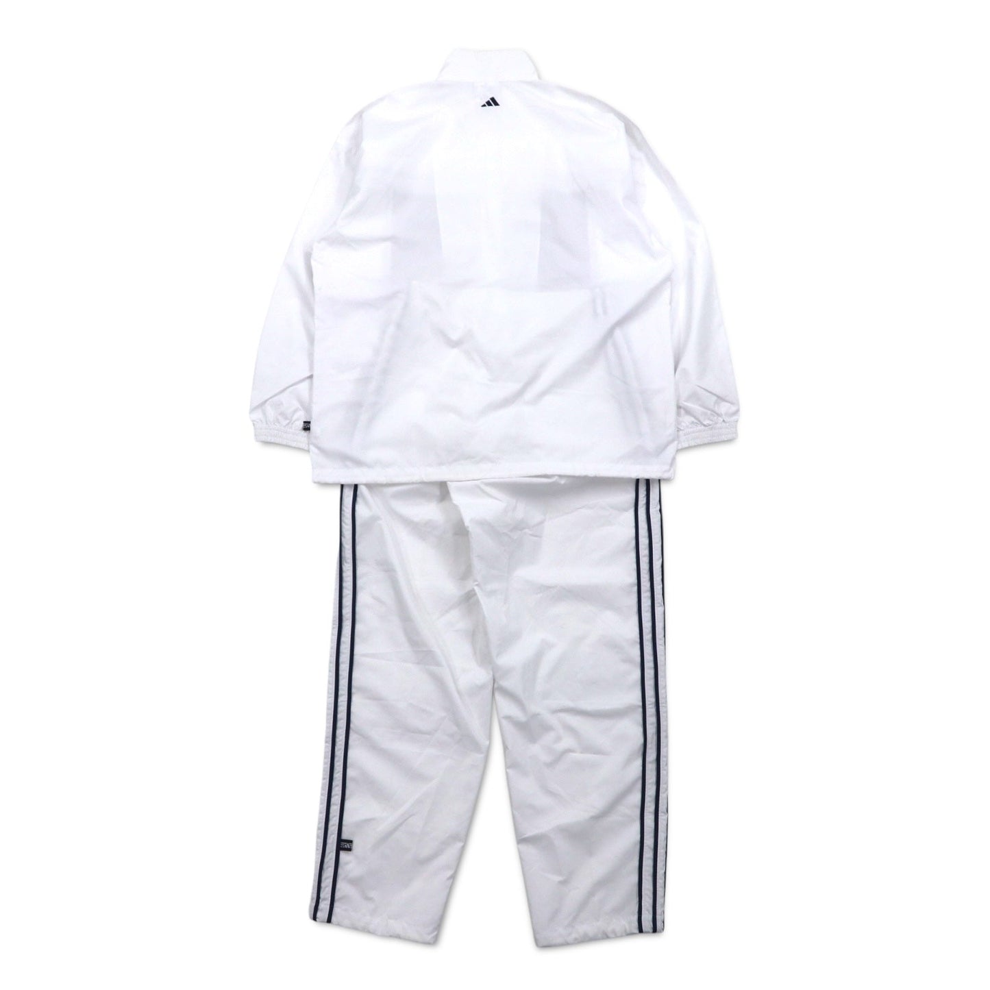 adidas 90年代 3ストライプ トラックジャケット セットアップ ジャージ M ホワイト グレー