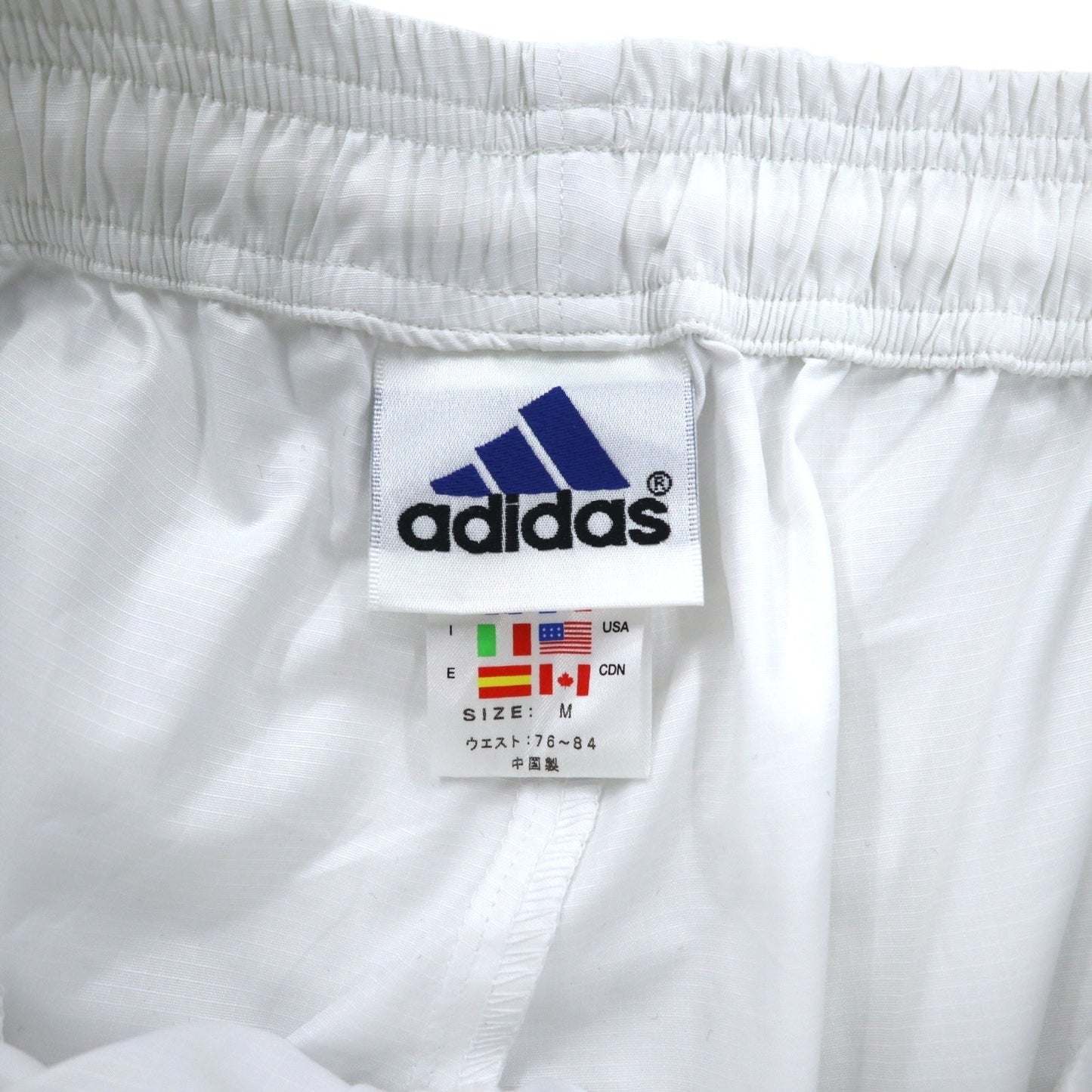 adidas 90年代 3ストライプ トラックジャケット セットアップ ジャージ M ホワイト グレー