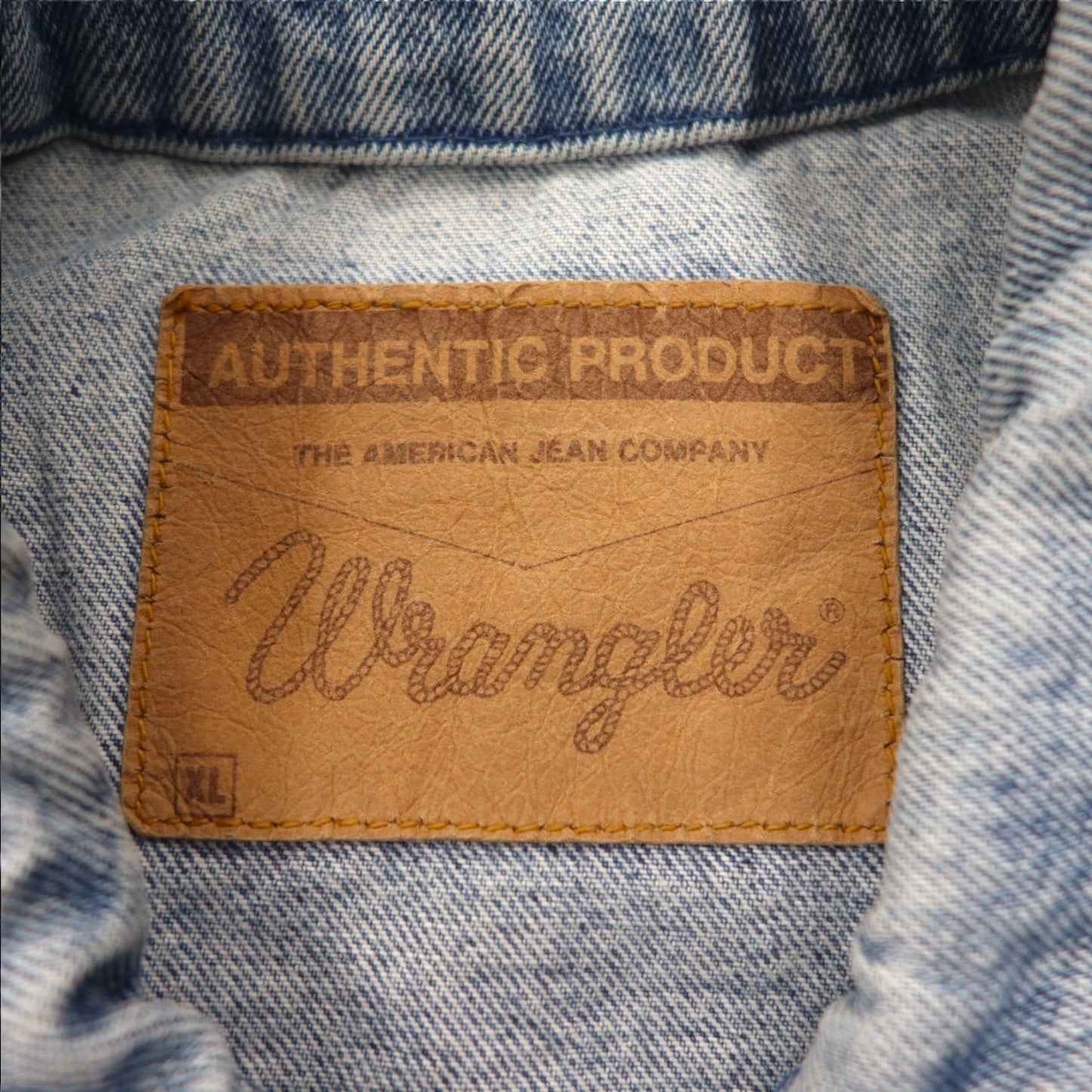 Wrangler 90年代 デニムジャケット Gジャン XL ライトウォッシュ インディゴ ブルー コットン