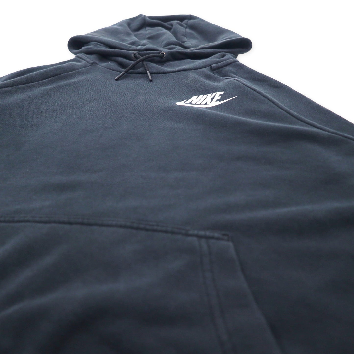 NIKE ルーズフィット プルオーバーパーカー 1X ブラック コットン スウォッシュロゴ Women's Sportswear Rally Hoodie Sz 2X AA0733-010