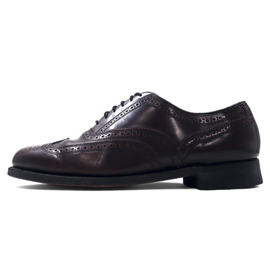 USA製 FLORSHEIM IMPERIAL ウイングチップ オックスフォードシューズ 26.5cm ボルドー レザー 93351