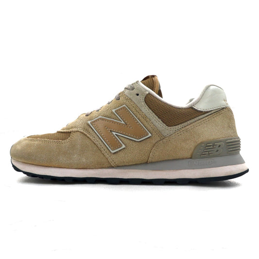 new balance 574 スニーカー 26.5cm ベージュ スエード ML574EBE