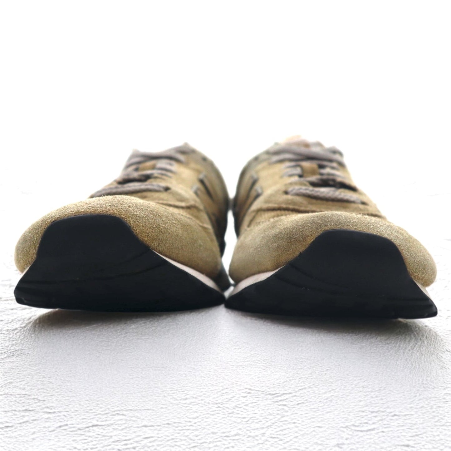 new balance 574 スニーカー 26.5cm ベージュ スエード ML574EBE