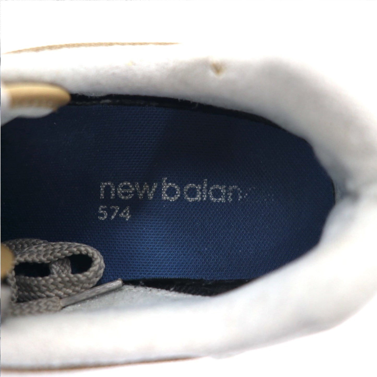 new balance 574 スニーカー 26.5cm ベージュ スエード ML574EBE