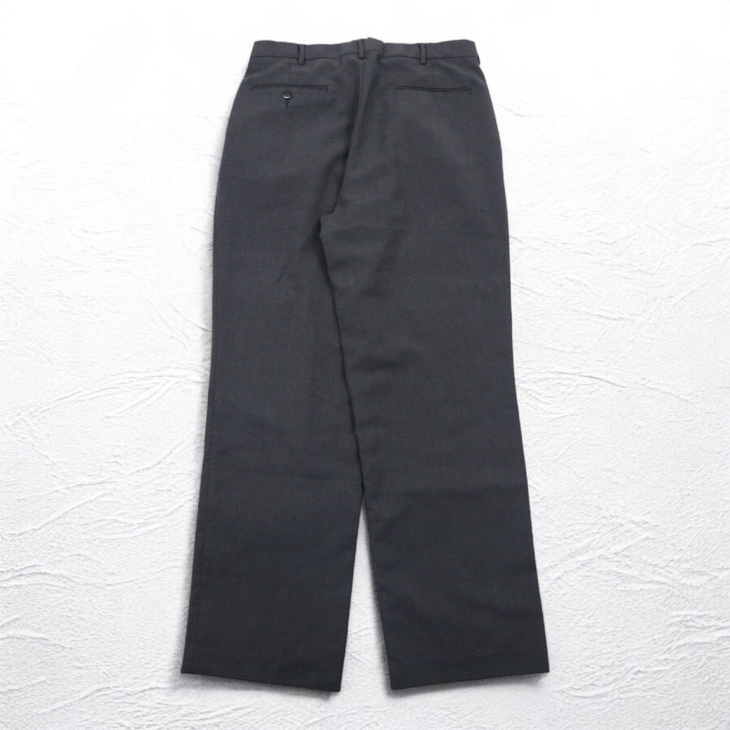 TOWN CRAFT 90年代 タック ワイド スラックスパンツ M グレー ロケットTALONジップ
