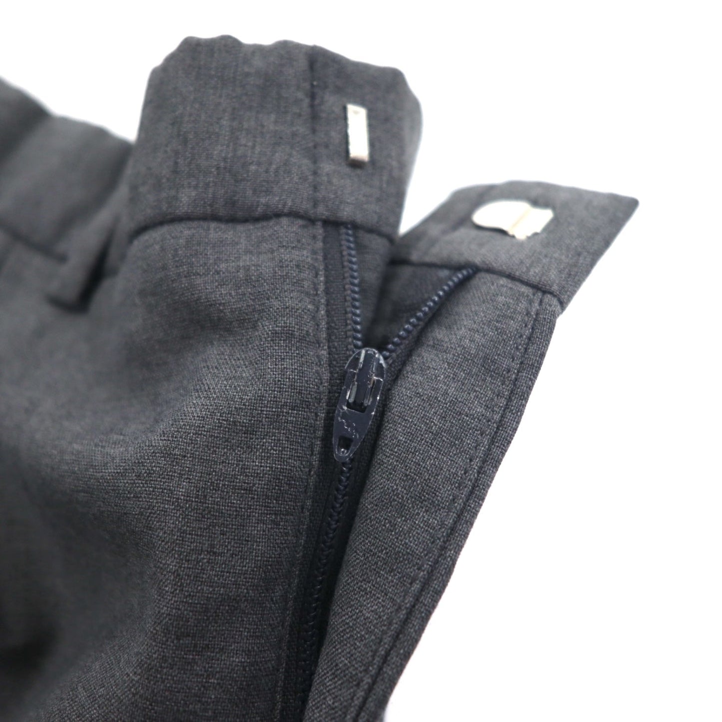 TOWN CRAFT 90年代 タック ワイド スラックスパンツ M グレー ロケットTALONジップ