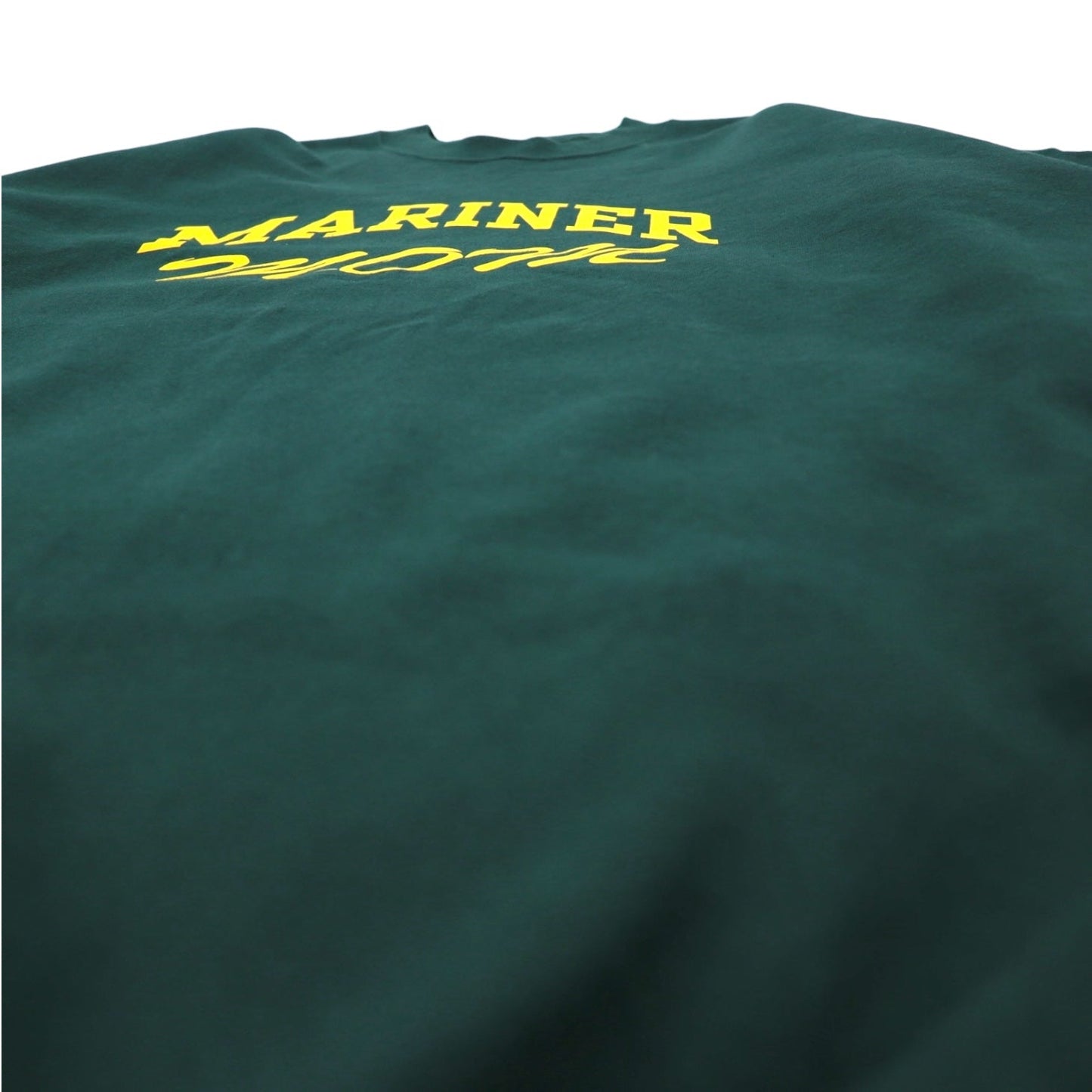 PORT & COMPANY カレッジプリント スウェット XL グリーン 裏起毛 アーチロゴ MARINER ホンジュラス製