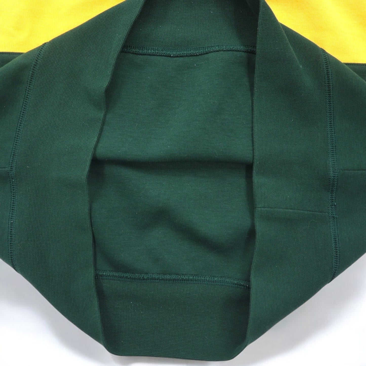 POLO RALPH LAUREN クルーネック スウェット M グリーン カラーブロック スモールポニー刺繍