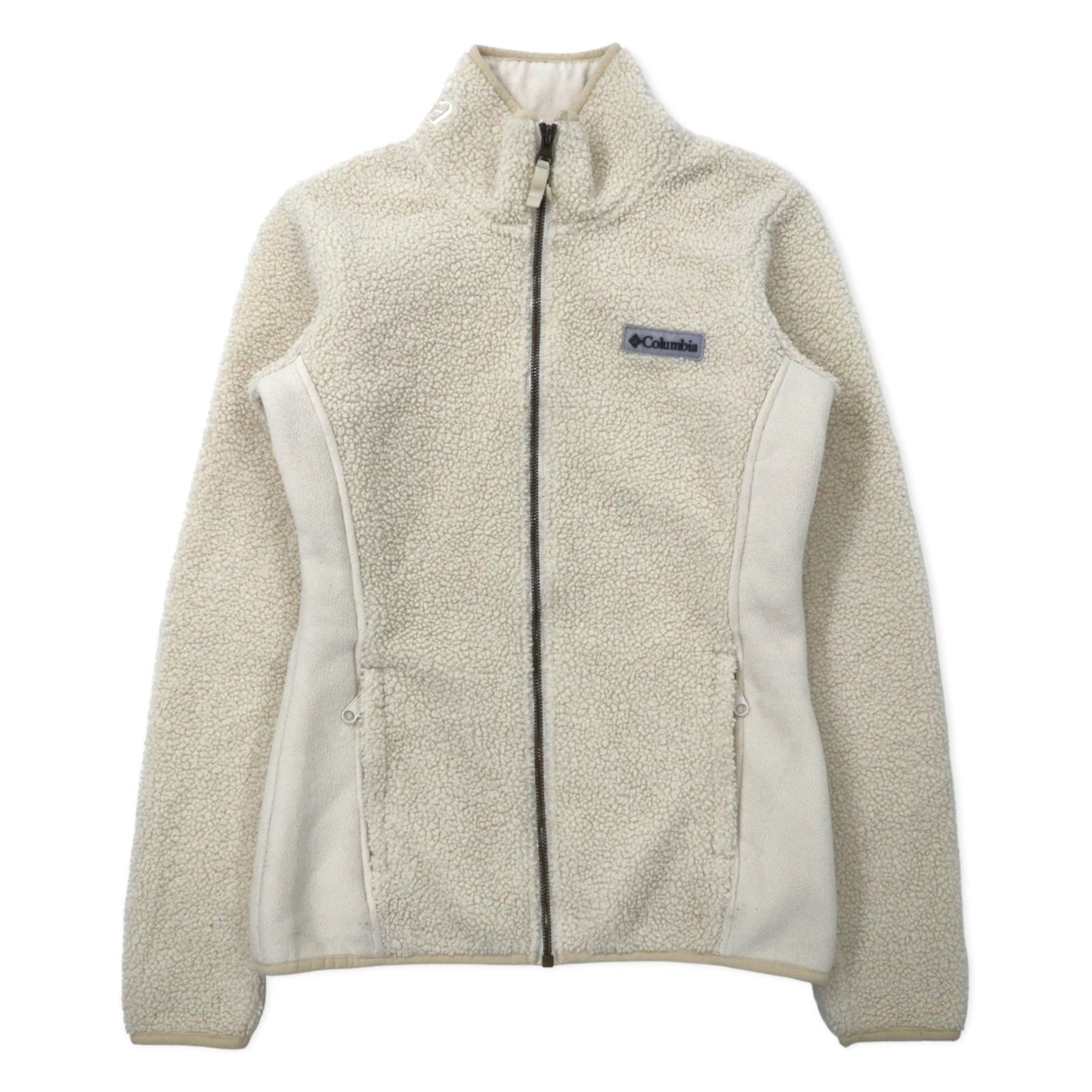 Columbia フルジップ シェルパ フリースジャケット XS ホワイト ポリエステル Women's Fire Side II Sherpa Full Zip Fleece AK1315