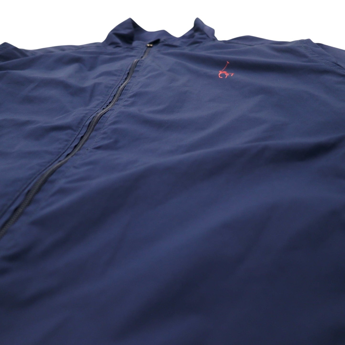 POLO GOLF RALPH LAUREN スウィングトップ ハリントンジャケット L ネイビー ポリエステル 防水 パッカブル ポニープリント