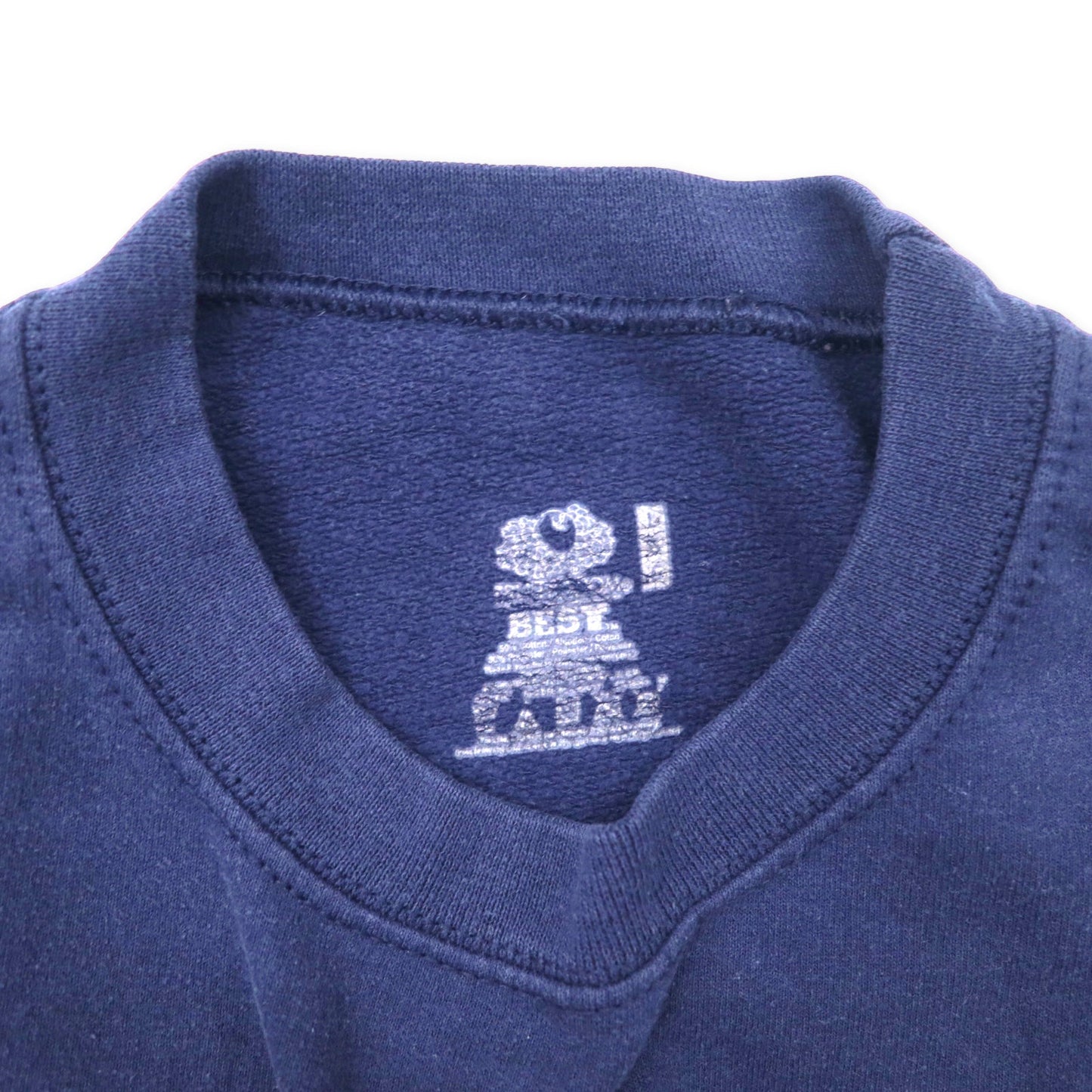 FRUIT OF THE LOOM カレッジ プリントスウェット L ネイビー コットン STEAM BOAT COLORADO