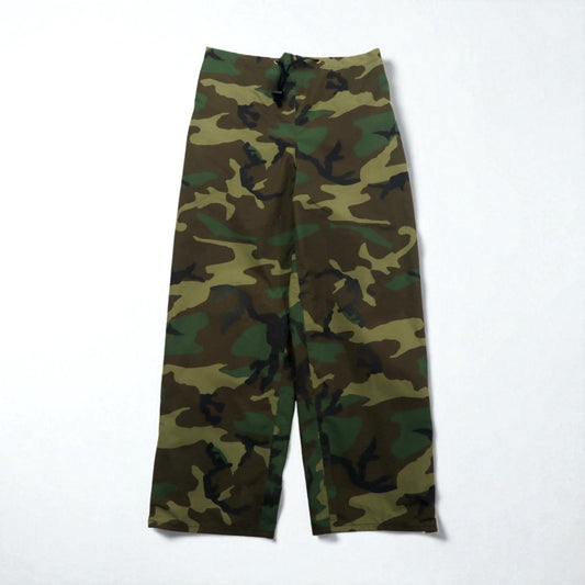 US ARMY 90年代 ゴアテックス GORE-TEX オーバーパンツ ナイロンパンツ M カーキ カモフラ U.S.CAVALRY