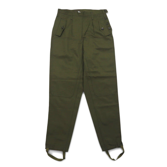 Vintage Czech Army チェコ軍 M-85 ダブルニー フィールド カーゴパンツ L カーキ ミリタリー デッドストック 未使用品