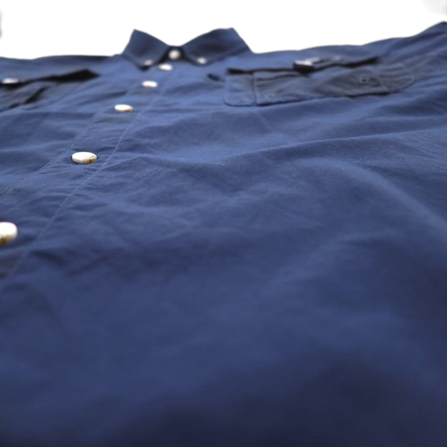 Columbia PFG バハマ2 Bahama ll ショートスリーブシャツ フィッシングシャツ XL ネイビー ナイロン OMNI-SHADE オムニシェード FM7047