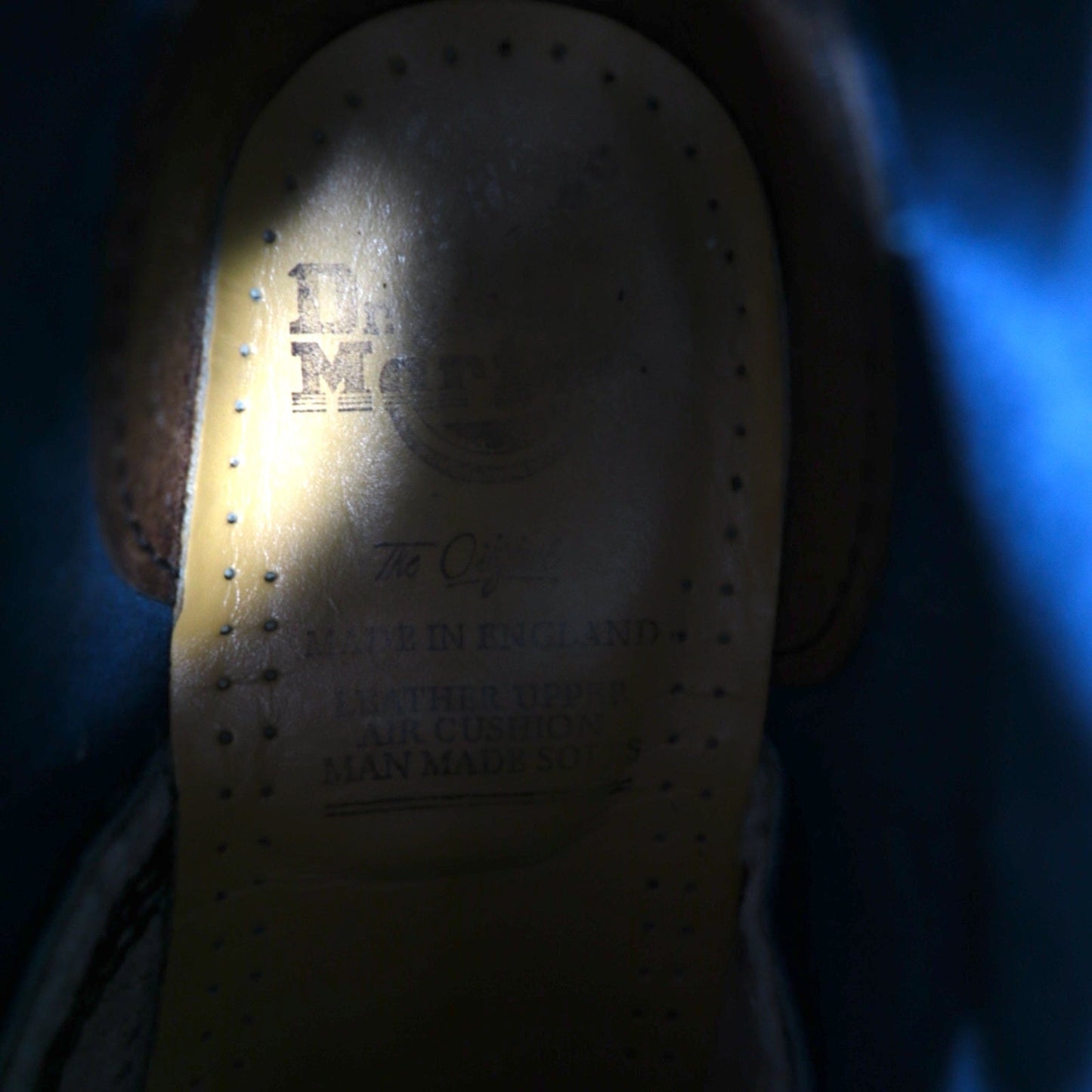 Dr.Martens イングランド製 939 BEN BOOTS 6ホール レースアップブーツ 26cm ネイビー レザー