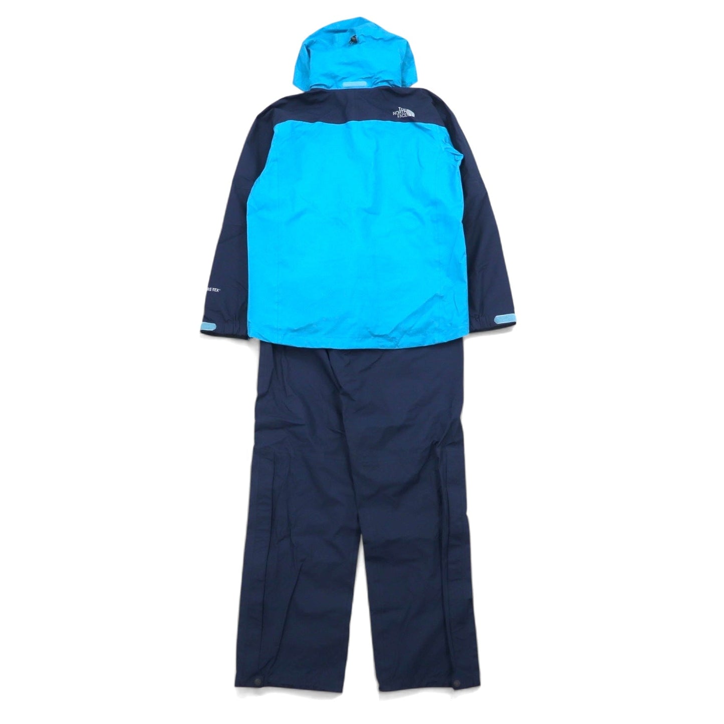 THE NORTH FACE レインテックス プラズマ RAINTEX PLASMA ゴアテックス GORE-TEX 防水 マウンテンパーカー セットアップ L ブルー ネイビー ナイロン NPW11402