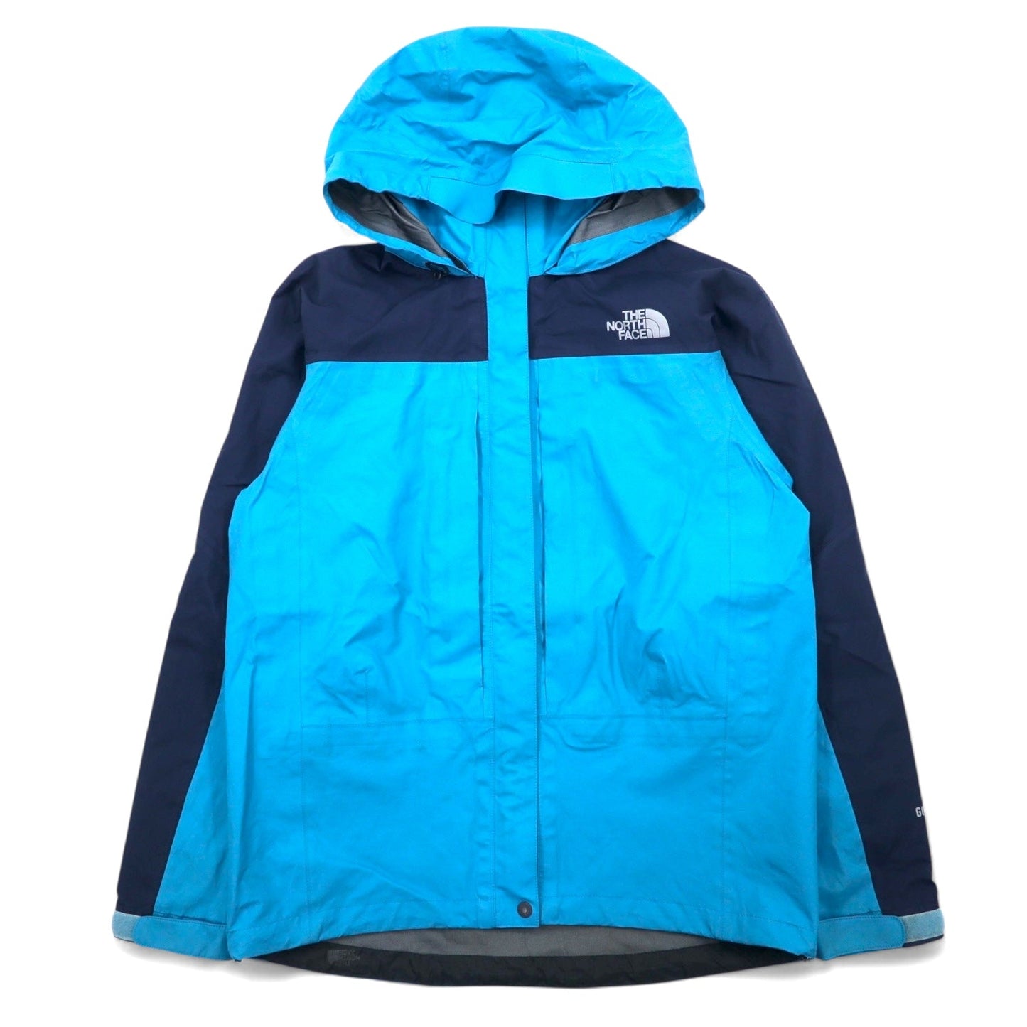 THE NORTH FACE レインテックス プラズマ RAINTEX PLASMA ゴアテックス GORE-TEX 防水 マウンテンパーカー セットアップ L ブルー ネイビー ナイロン NPW11402