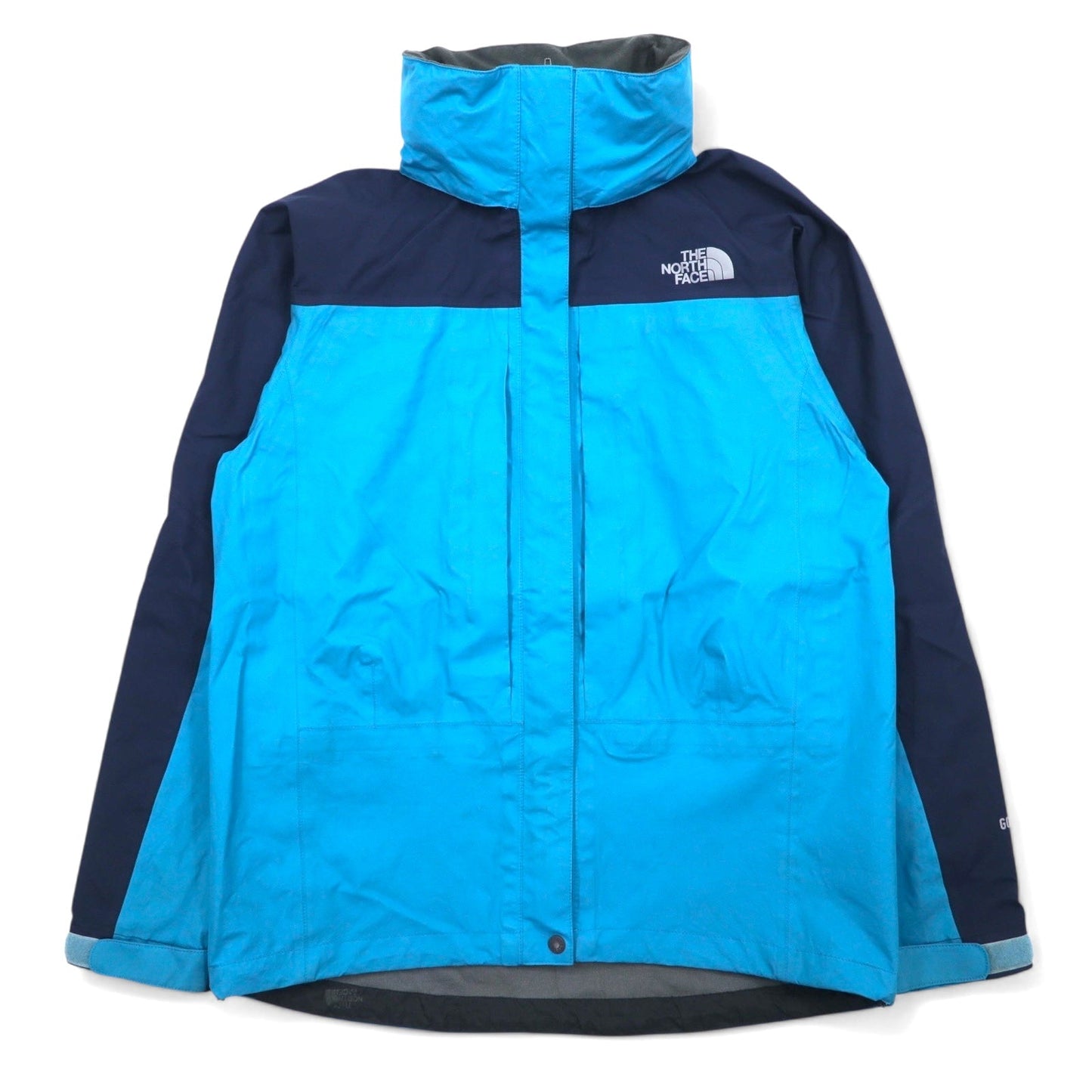 THE NORTH FACE レインテックス プラズマ RAINTEX PLASMA ゴアテックス GORE-TEX 防水 マウンテンパーカー セットアップ L ブルー ネイビー ナイロン NPW11402