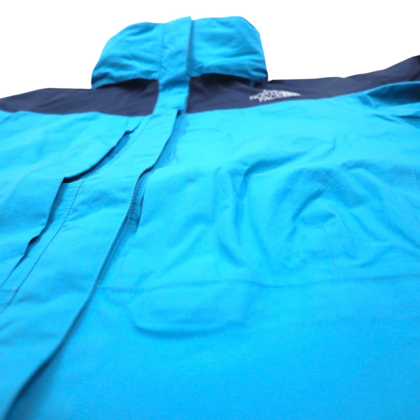 THE NORTH FACE レインテックス プラズマ RAINTEX PLASMA ゴアテックス GORE-TEX 防水 マウンテンパーカー セットアップ L ブルー ネイビー ナイロン NPW11402